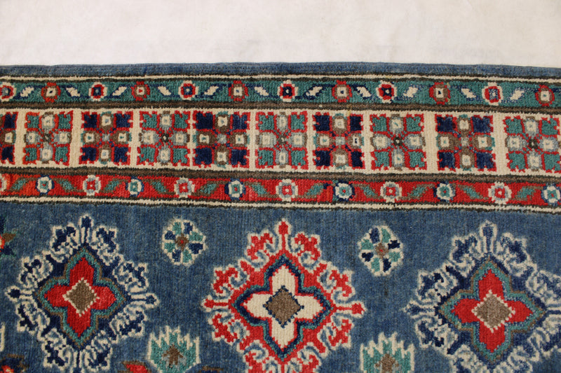 Afghan Tribal Rug, 3x5 Kazak Rug