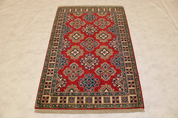 Afghan Kazak Rug, 3x5 Traditional Rug