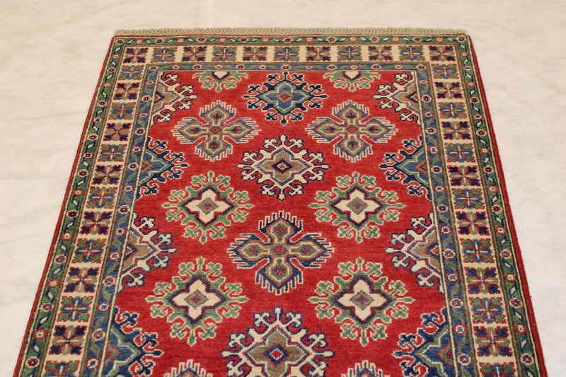 Afghan Kazak Rug, 3x5 Traditional Rug