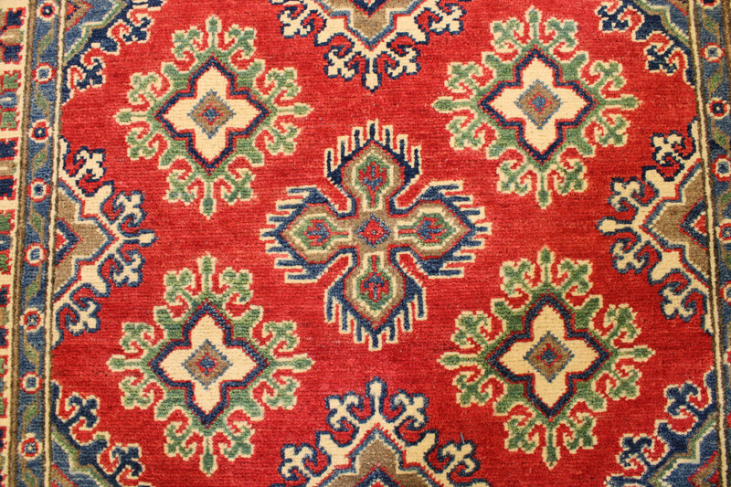 Afghan Kazak Rug, 3x5 Traditional Rug