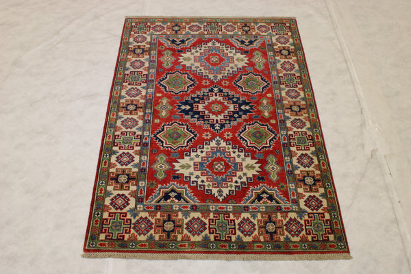 Afghan Kazak Rug, Tribal Area Rug