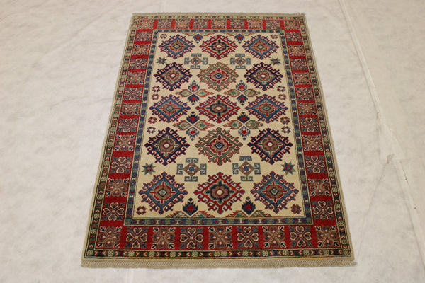 Afghan Kazak Rug, Oriental Wool Rug