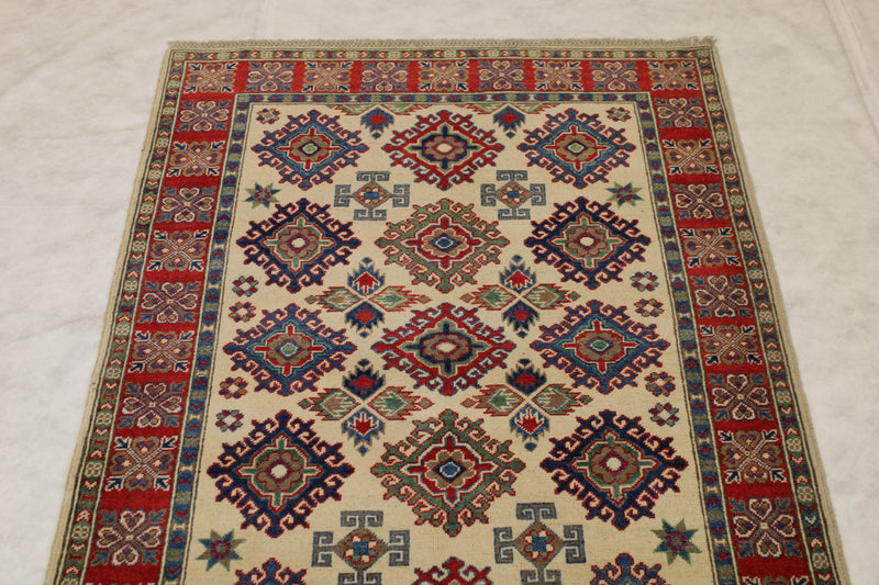 Afghan Kazak Rug, Oriental Wool Rug