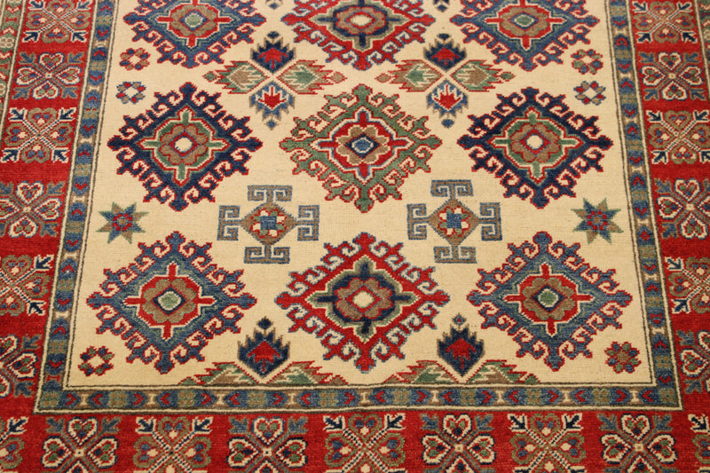 Afghan Kazak Rug, Oriental Wool Rug