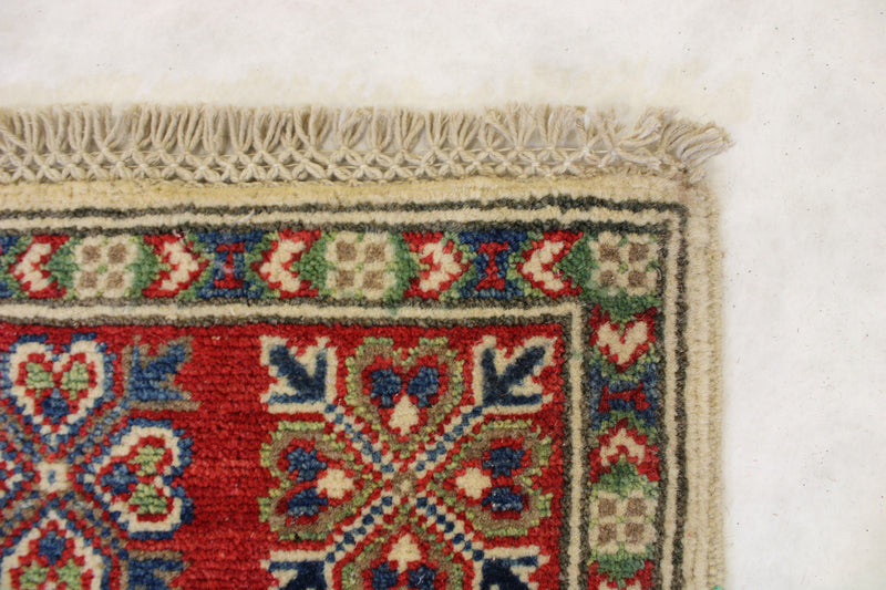 Afghan Kazak Rug, Oriental Wool Rug