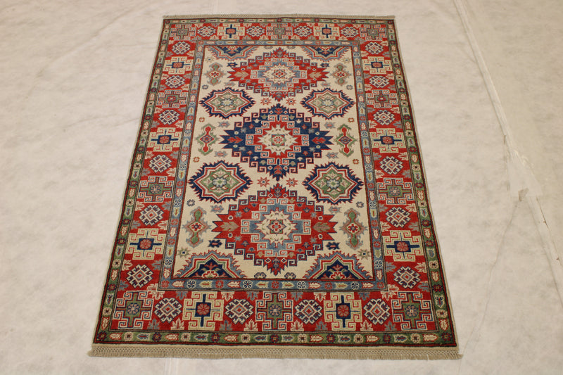 Kazak Design Rug, Afghan Traditional Rug