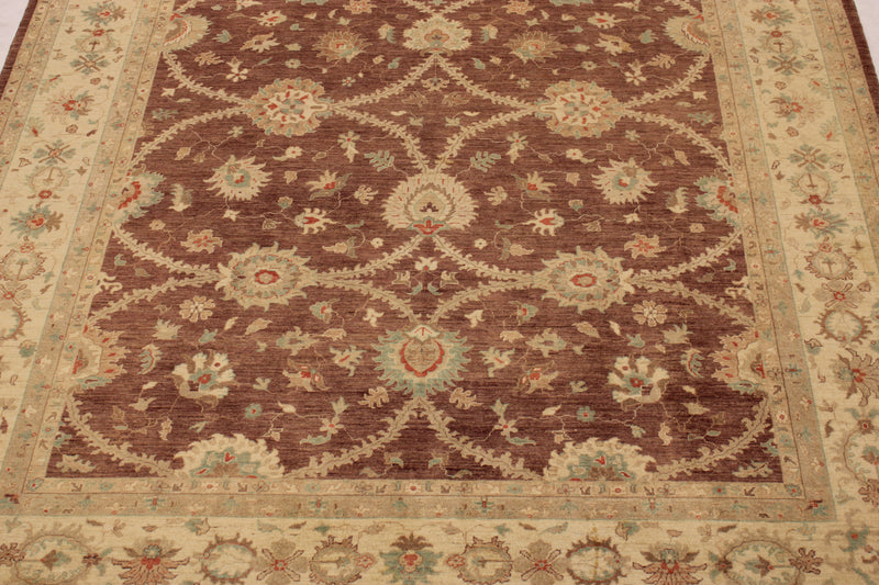 Oushak Rug, Peshawar Rug, Hand Knotted Wool Rug