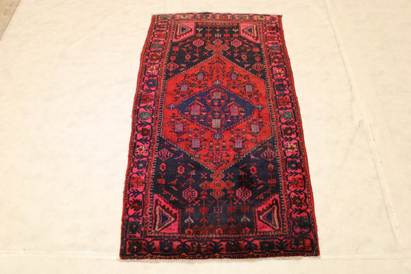 Persian Geometric Rug, Hand Knotted Area Rug