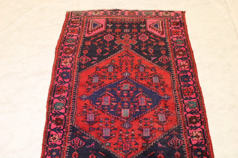 Persian Geometric Rug, Hand Knotted Area Rug