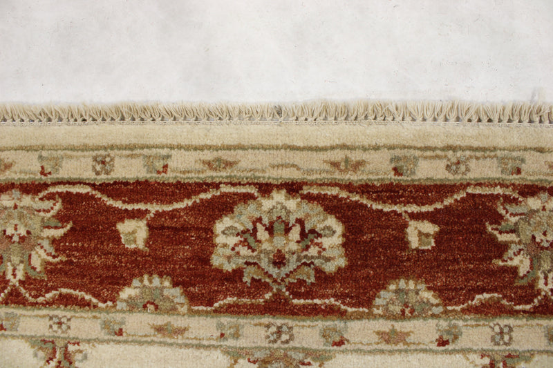 Oushak Hand Knotted Rug, 4x6 Traditional Rug