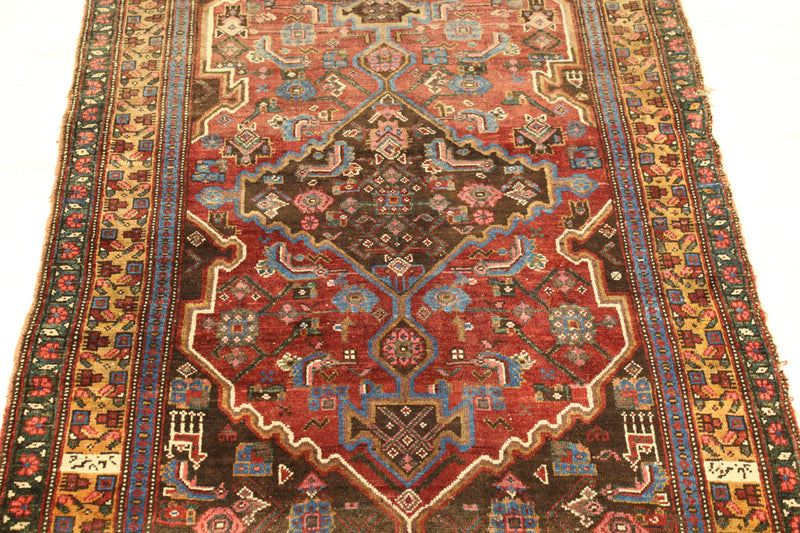 Balooch Rug, Persian Wool Rug, 4x6 Area Rug