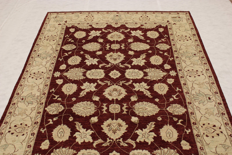 Oushak Rug, 9x12 Area Rug, Hand Knotted Pakistani Rug