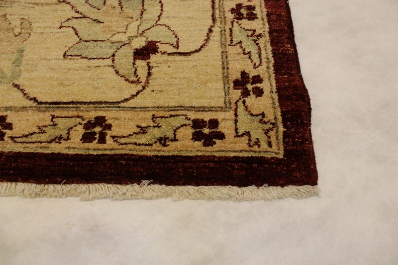 Oushak Rug, 9x12 Area Rug, Hand Knotted Pakistani Rug