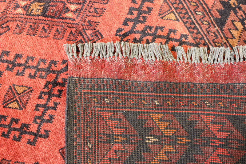 Afghan Tribal Rug, 4x6 Hand Knotted Rug