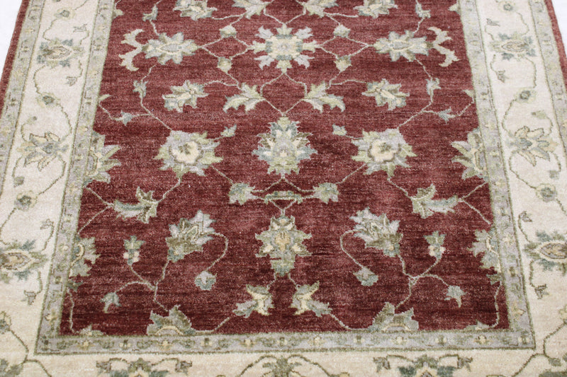 Indian Hand Knotted Rug, High Twist Design Rug