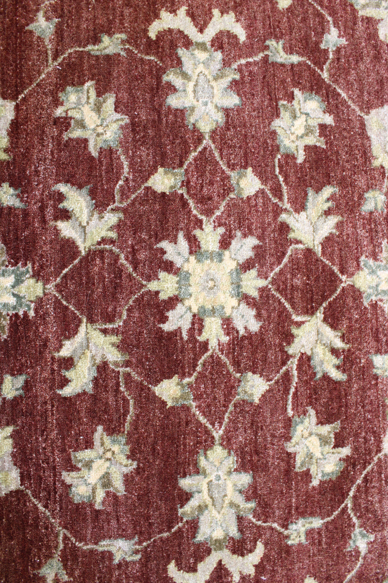 Indian Hand Knotted Rug, High Twist Design Rug