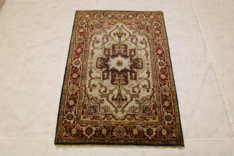 Indian Serapi Rug, Traditional Area Rug