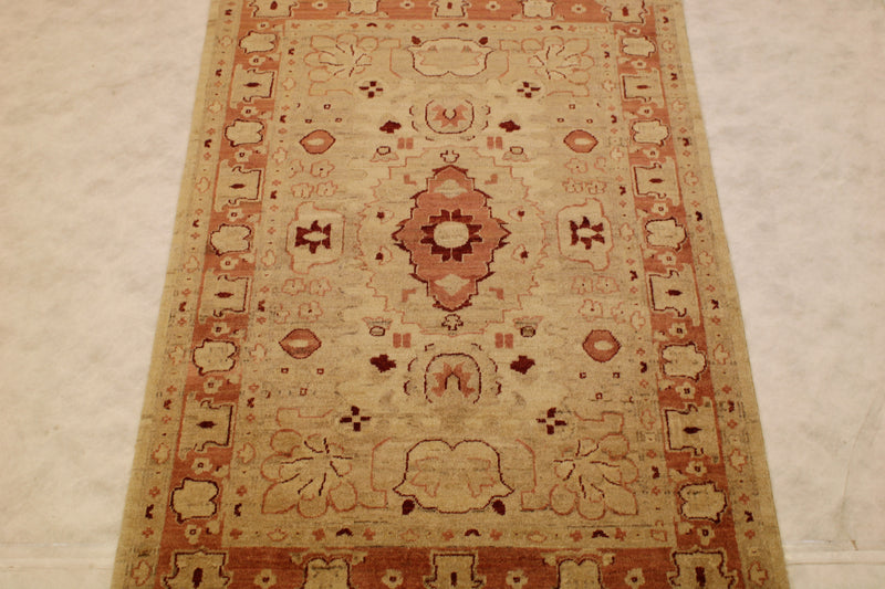 4x6 Oushak Rug, Pakistani Oriental Rug