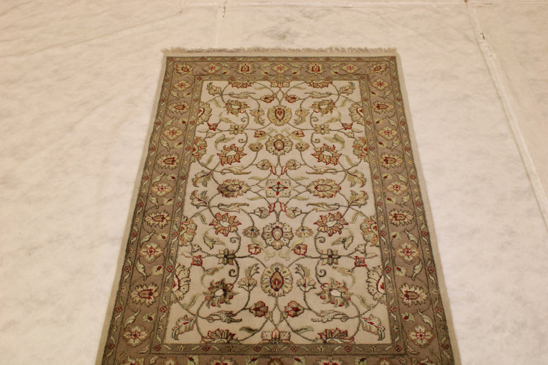 Persian Rug, Silk Flower Rug, Hand Knotted Rug