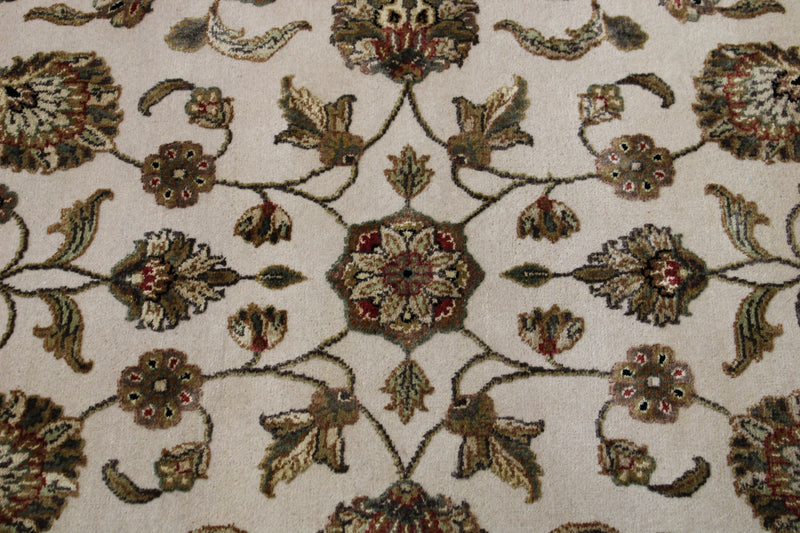 Silk Flower Rug, Persian Design Rug, Hand Knotted Rug