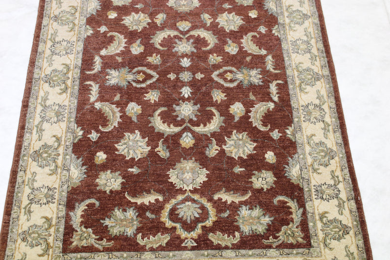 Indian Traditional Rug, Hand Knotted Wool Rug