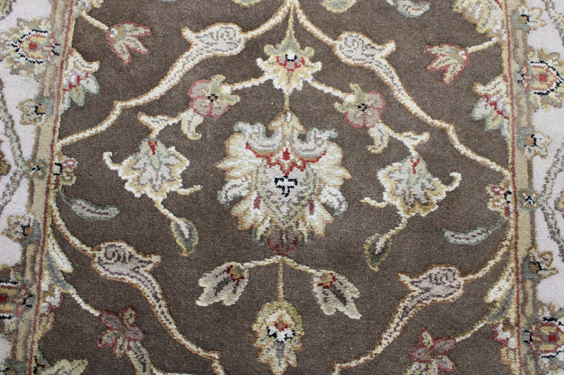 Hand Knotted Wool Runner, Indian Runner Rug