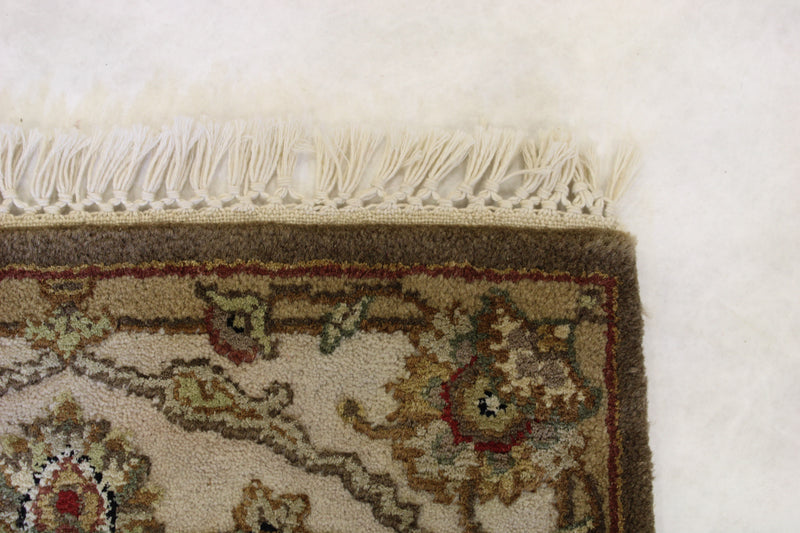 Hand Knotted Wool Runner, Indian Runner Rug