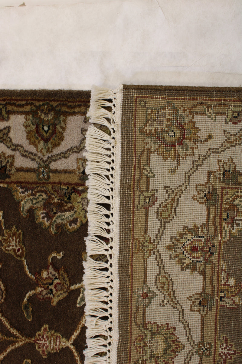 Hand Knotted Wool Runner, Indian Runner Rug