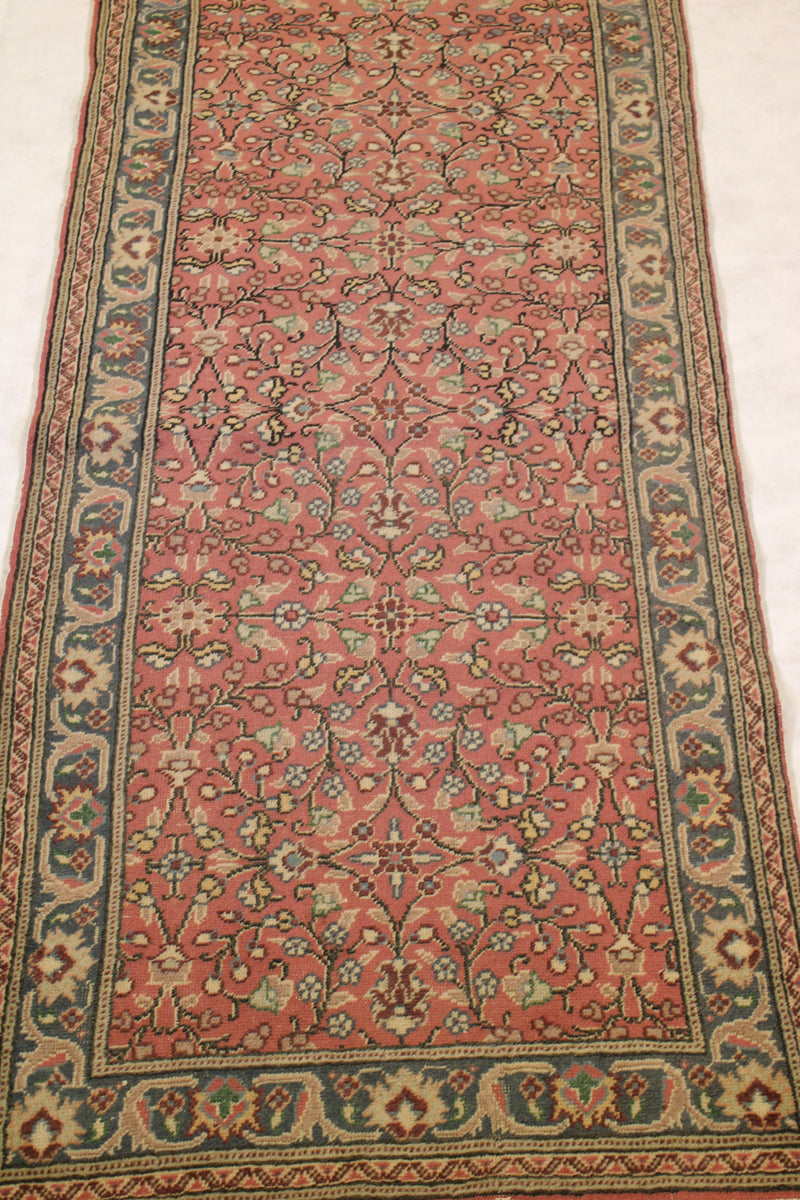 Turkish Runner Rug, Semi Antique Runner