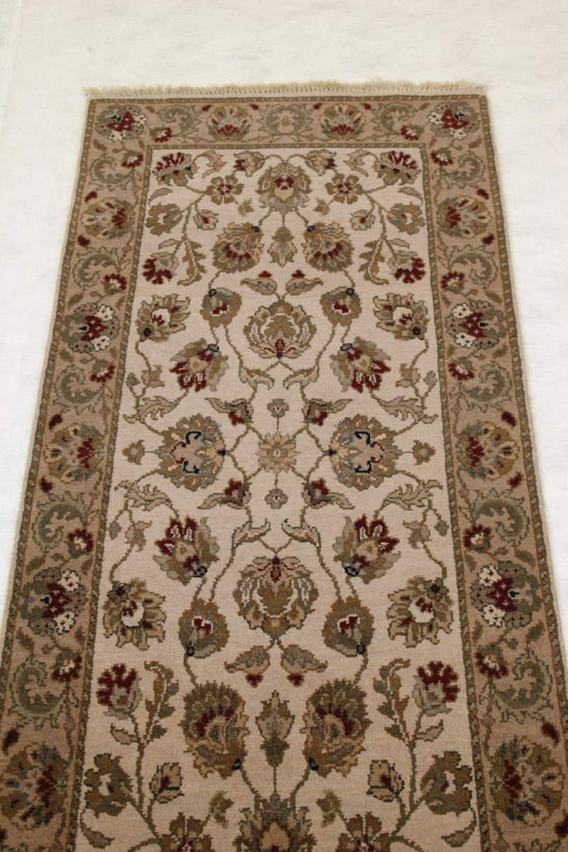 Indian Jaipur Rug, Oriental Runner Rug