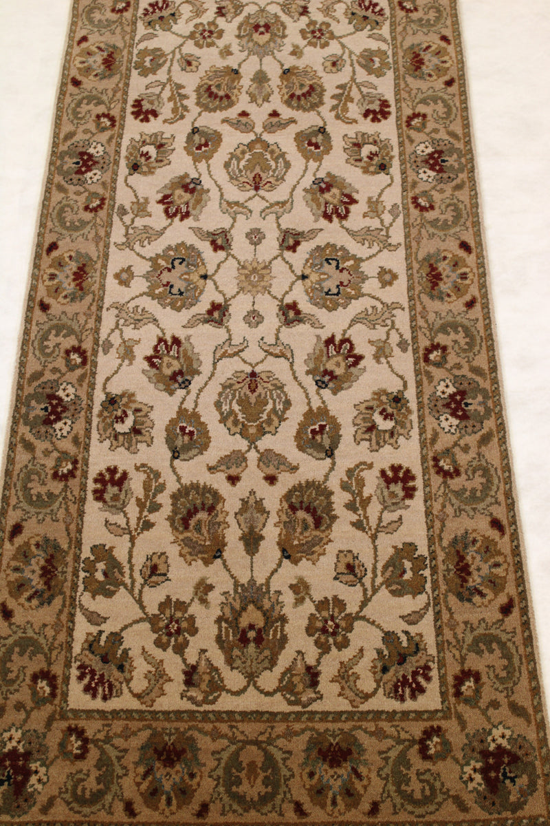 Indian Jaipur Rug, Oriental Runner Rug