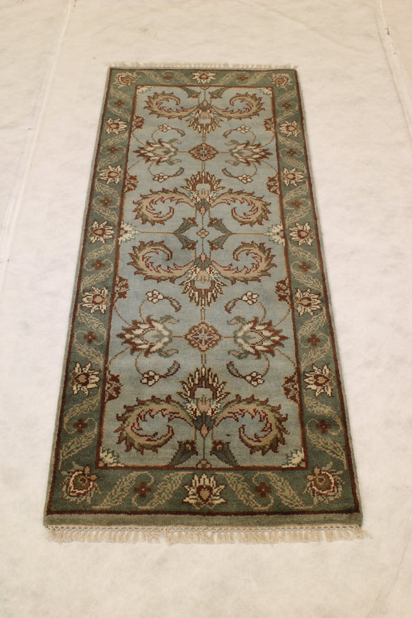 Oushak Runner Rug, Oriental Wool Runner