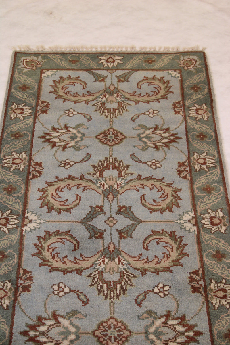 Oushak Runner Rug, Oriental Wool Runner