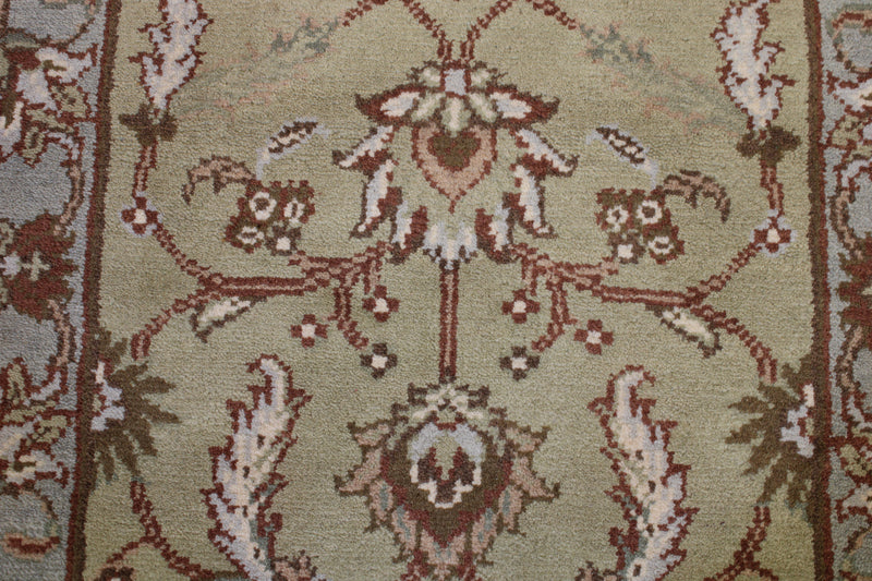 Oushak Runner Rug, Traditional Wool Runner