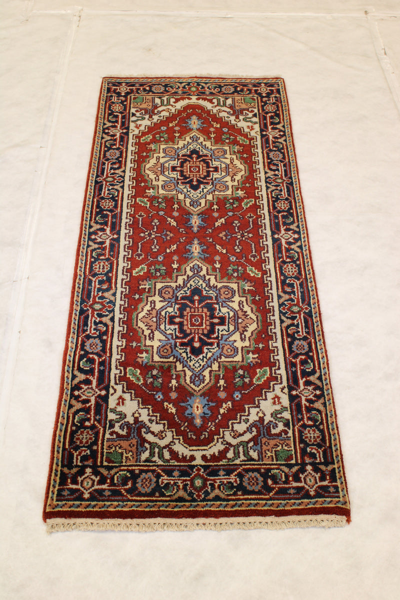 Serapi Rug, Indian Runner Rug