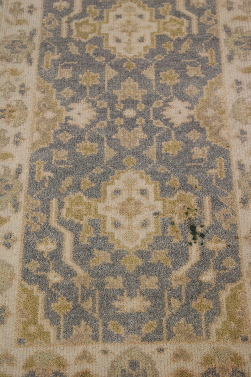 2x4 Hand Knotted Rug, Persian Design Rug