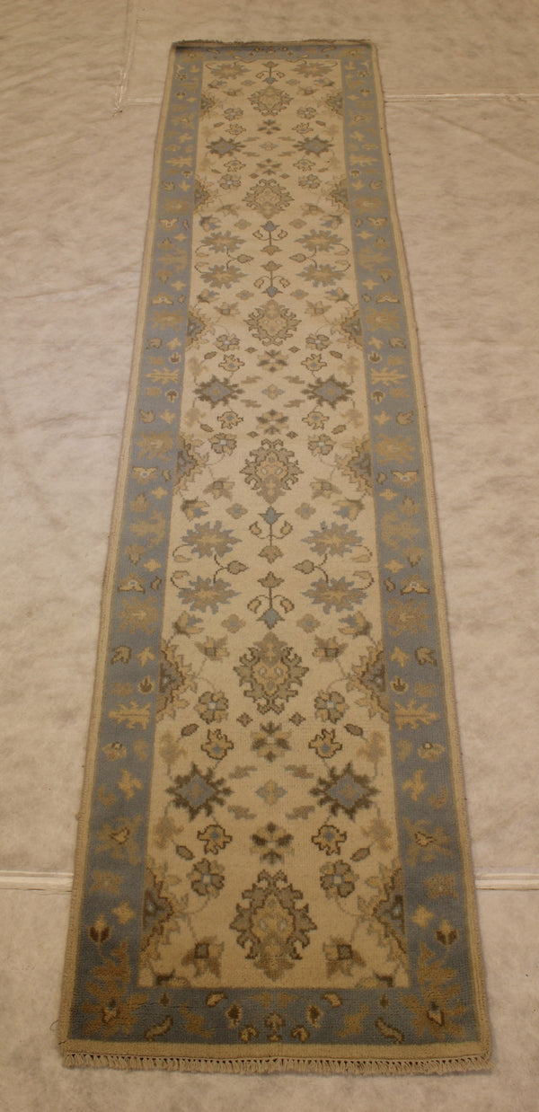 Oushak Runner Rug, 3x12 Runner Rug