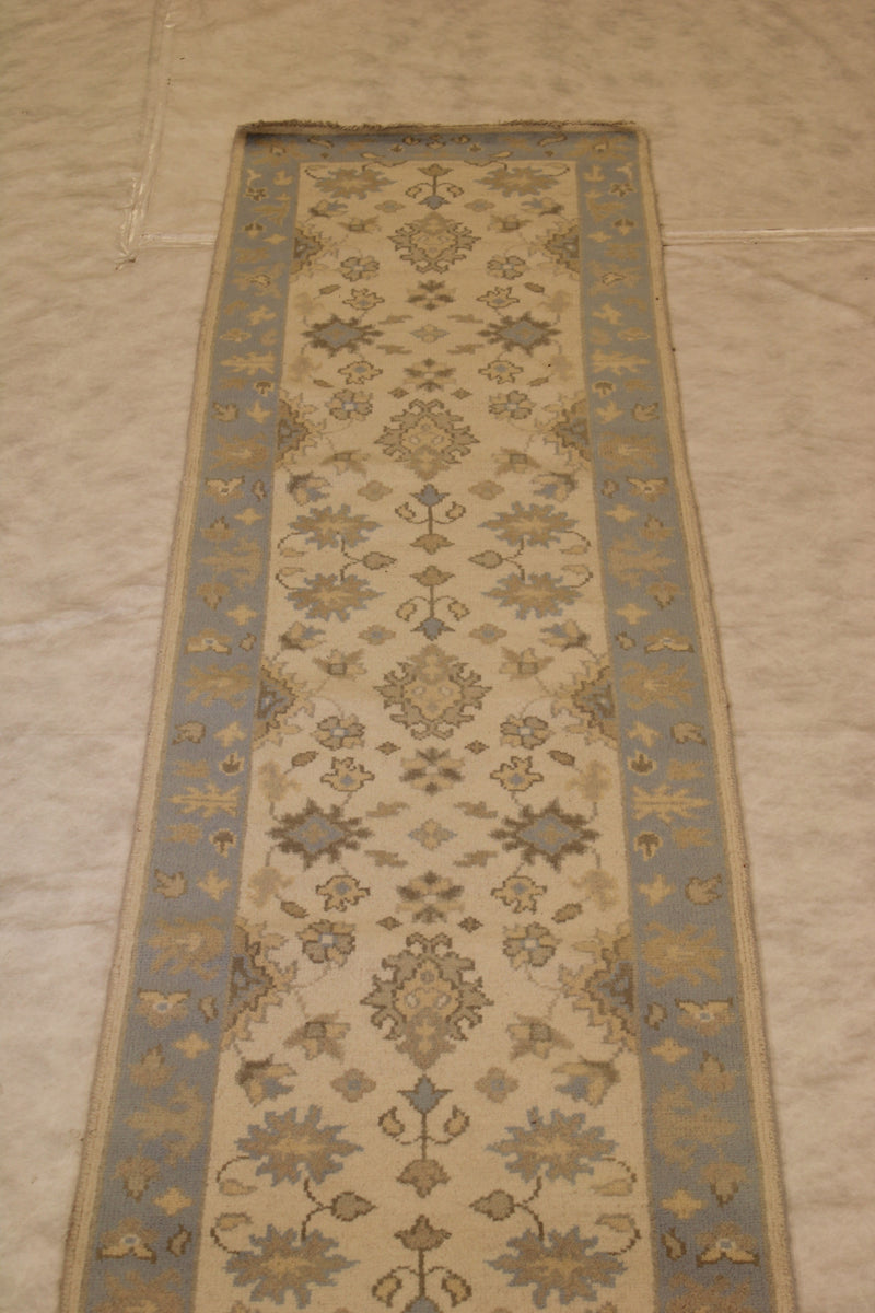 Oushak Runner Rug, 3x12 Runner Rug