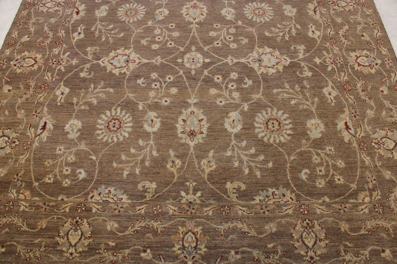 Oushak Rug, Hand Knotted Rug, 6x6 ft