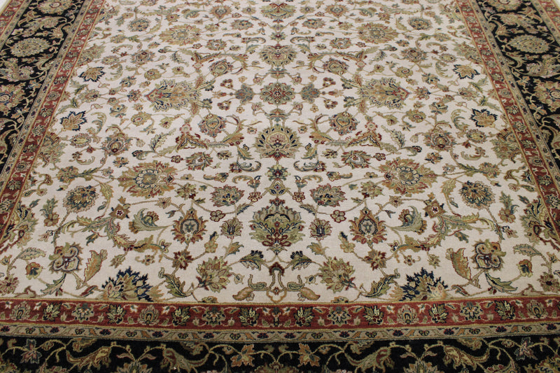 Hand Knotted Indian Rug, 9x9 Rug