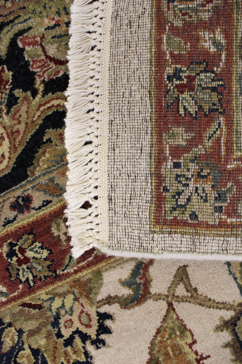 Hand Knotted Indian Rug, 9x9 Rug