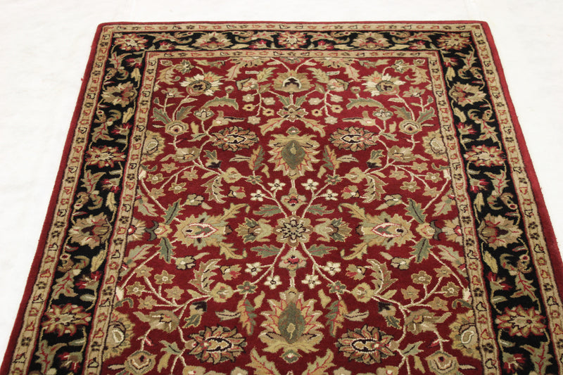 Hand Tufted Rug, Persian Design Rug, 5x8 Area Rug