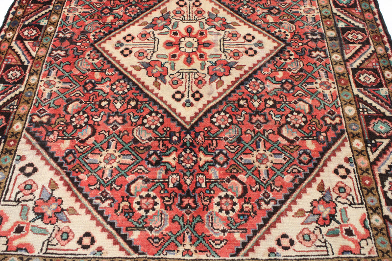 Persian Rug, Geometric Rug, 5x6 Area Rug