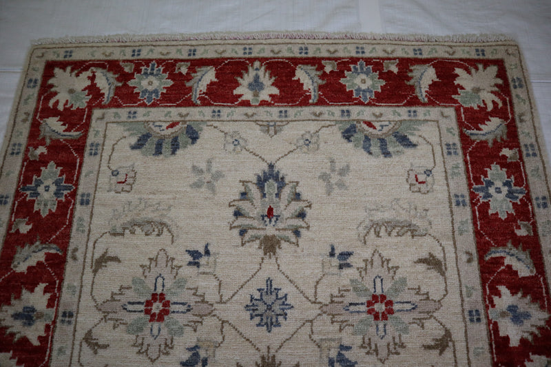 Afghan Traditional Rug, Hand Knotted Chobi Rug