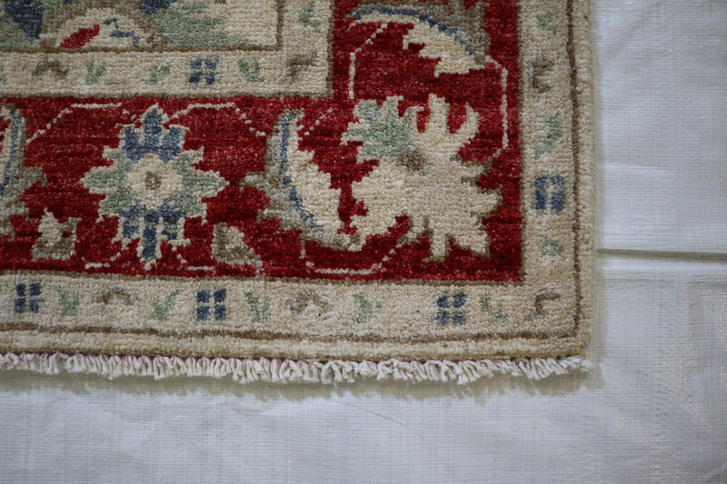 Afghan Traditional Rug, Hand Knotted Chobi Rug