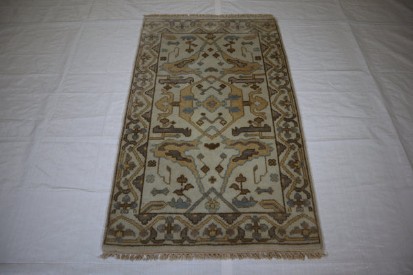 Oriental Rug 3x5, Indian Oushak Rug