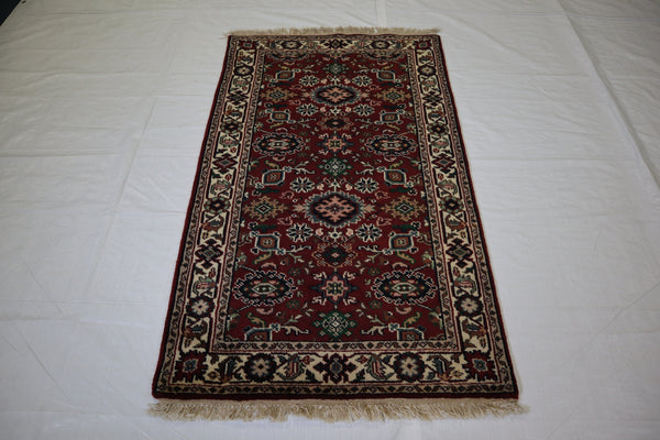 Jaipur Rug, 3x5 Geometric Rug, Indian Rug