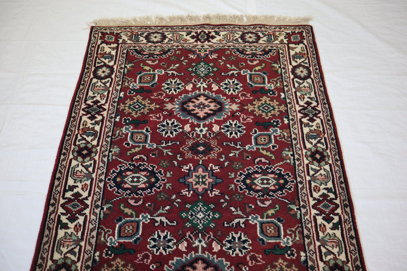 Jaipur Rug, 3x5 Geometric Rug, Indian Rug