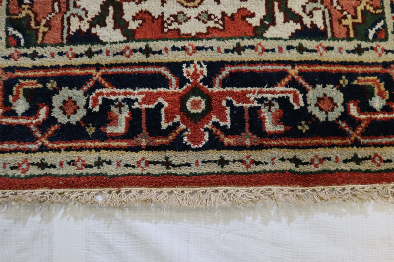 3x5 Traditional Rug, Indian Serapi Rug