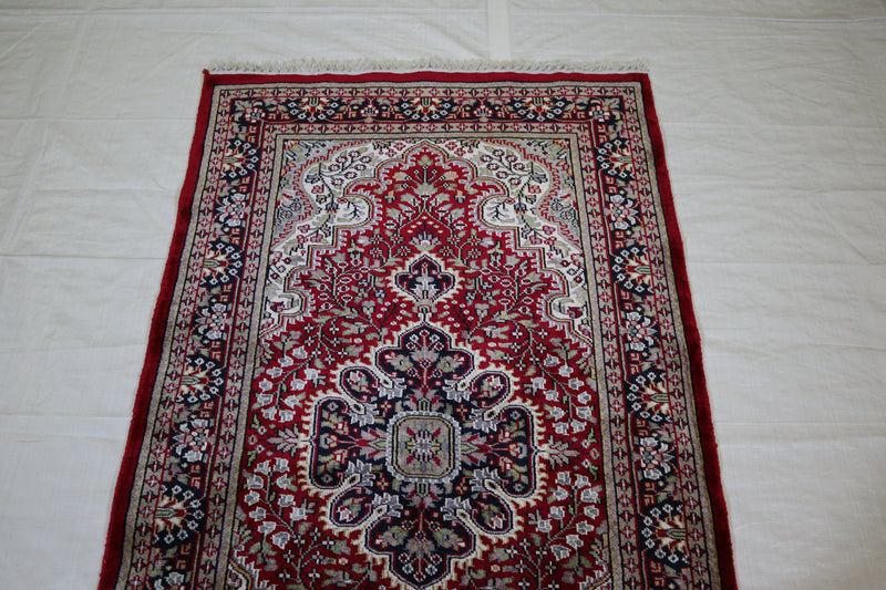 3x5 Area Rug, Jammu Kashmir Rug, Indian Rug